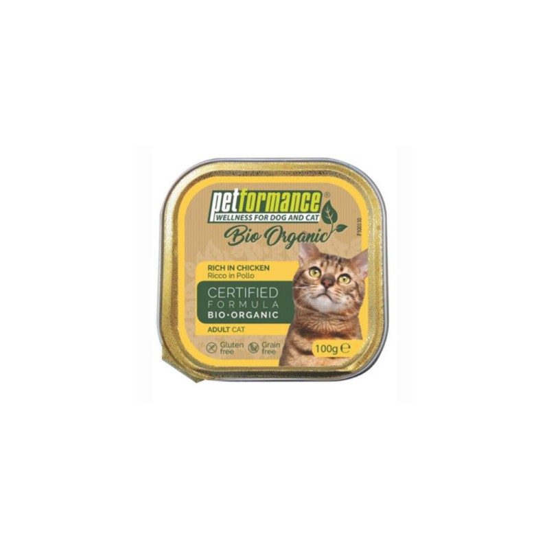 BIO-ORGANIC UMIDO GATTO - POLLO 100 GR - BLISTER 17pz