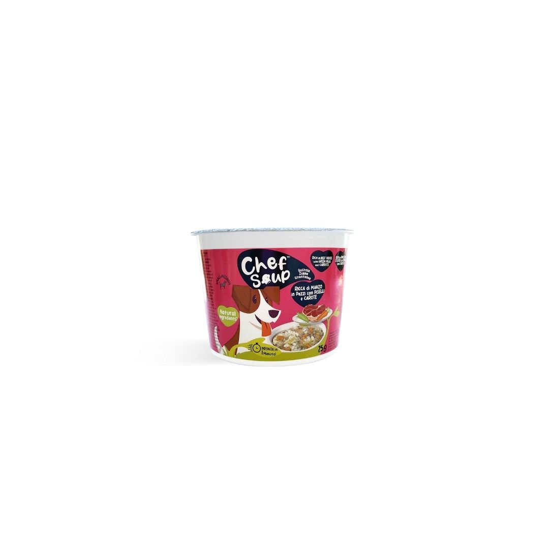 PETFORMANCE CHEF SOUP DOG MANZO PISELLI CAROTE 25g