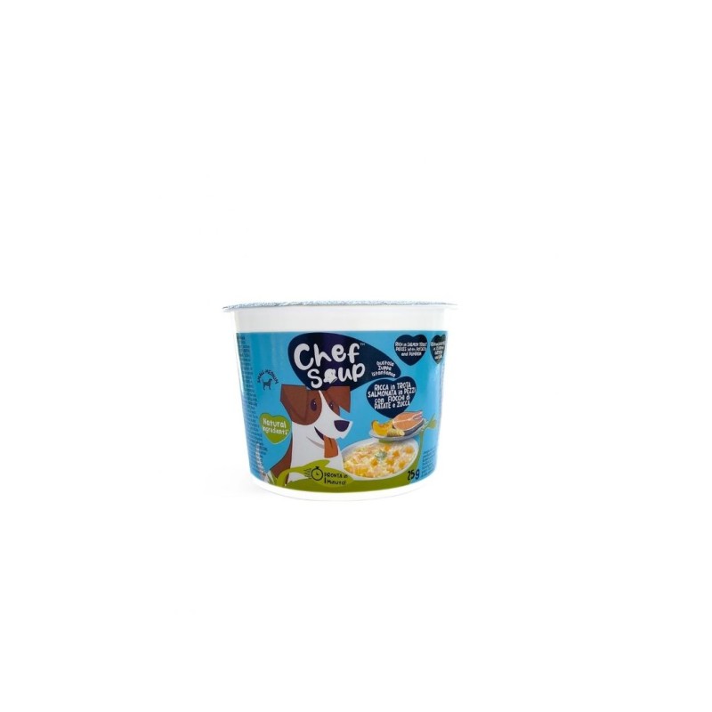 PETFORMANCE CHEF SOUP DOG TROTA SALMON. PATATA ZUCCA 25g