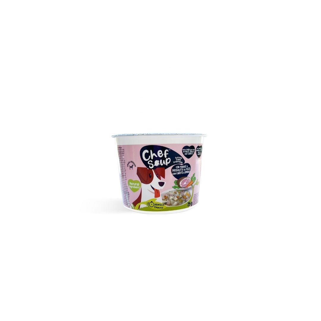 PETFORMANCE CHEF SOUP DOG MAIALE CAROTE SPINACI 25g